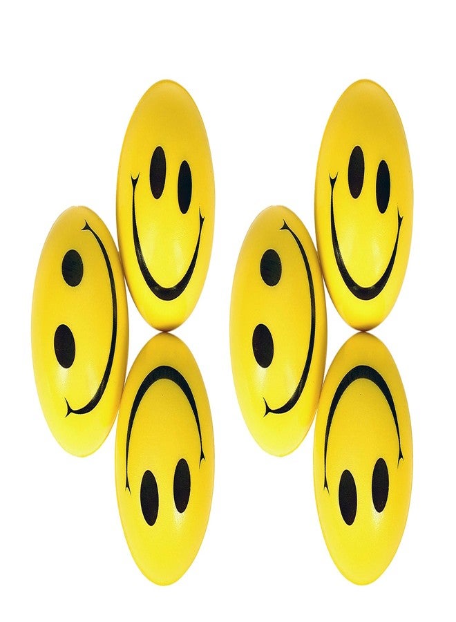 AFTERSTITCH Smiley Balls Set for Playing and Exercise Purpose (Set of 6) - Image 1